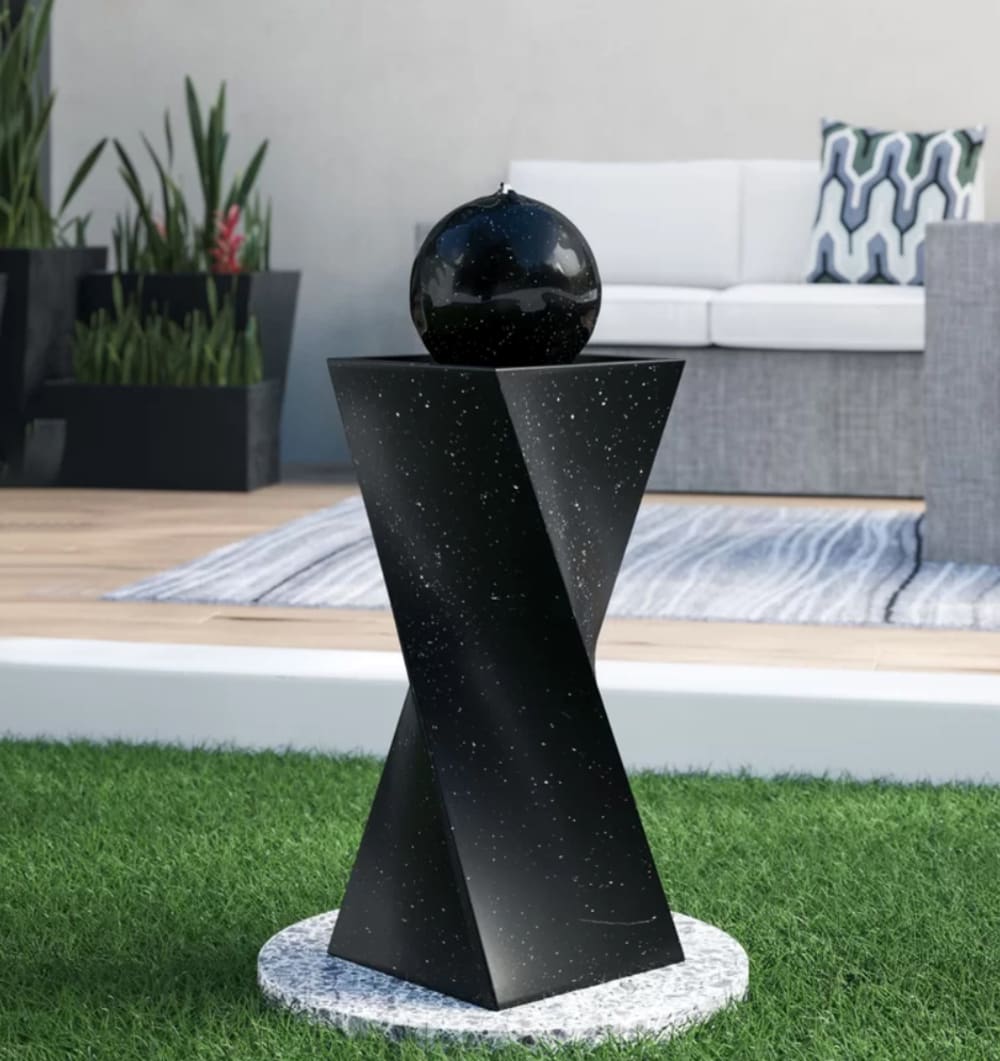 Small water fountain, perfect addition to a small space to create a biophilic design.<span class="sr-only"> (opened in a new window/tab)</span>