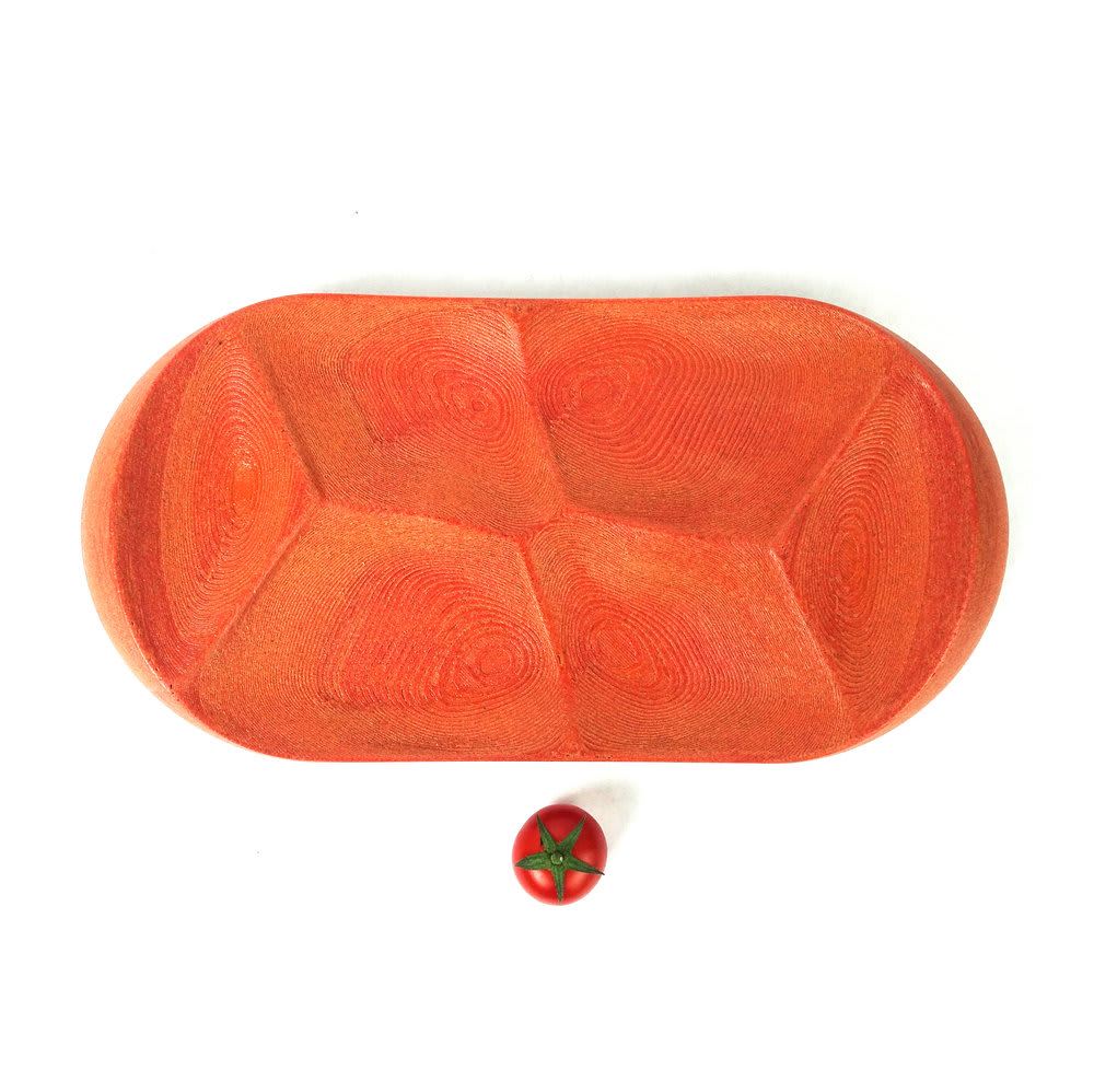Close up of the tomato peels biomaterial.<span class="sr-only"> (opened in a new window/tab)</span>