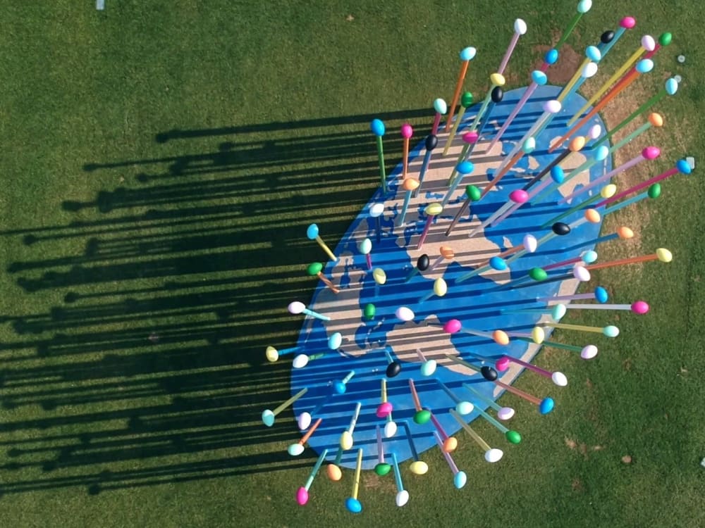 Art installation in the park of CityLife.<span class="sr-only"> (opened in a new window/tab)</span>