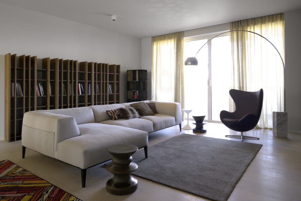 Biophilic interior design in CityLife, living room.<span class="sr-only"> (opened in a new window/tab)</span>