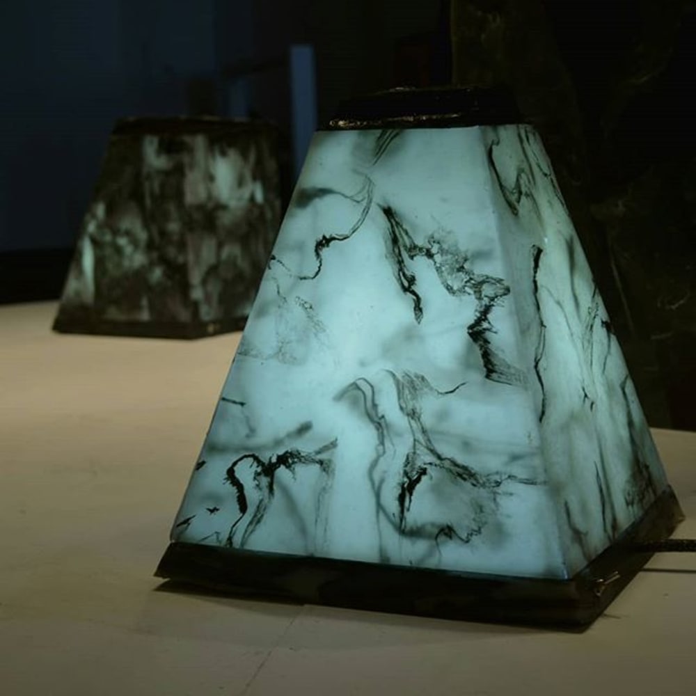 Weez & Merl recycled plastic lamp.<span class="sr-only"> (opened in a new window/tab)</span>