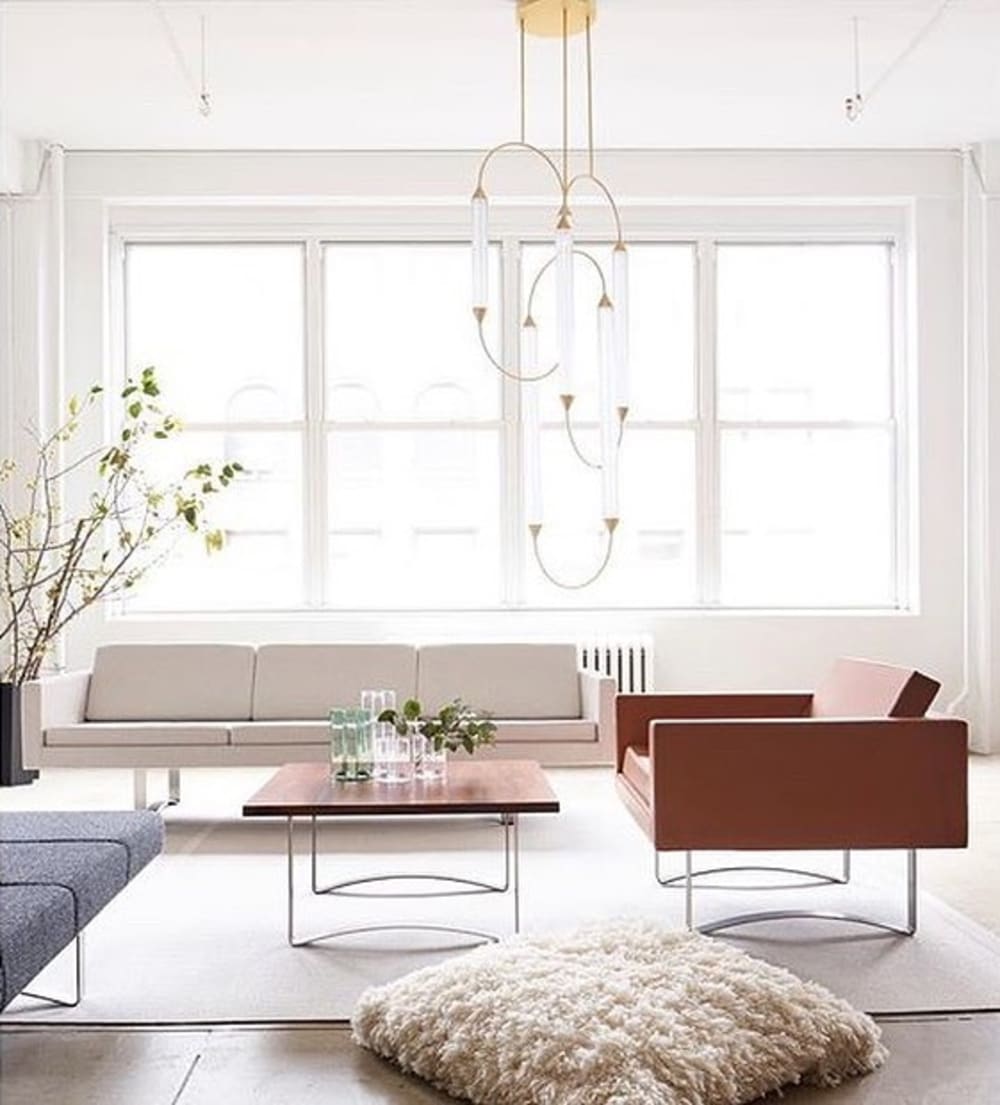Streamlined interior with all sculptural pieces.<span class="sr-only"> (opened in a new window/tab)</span>