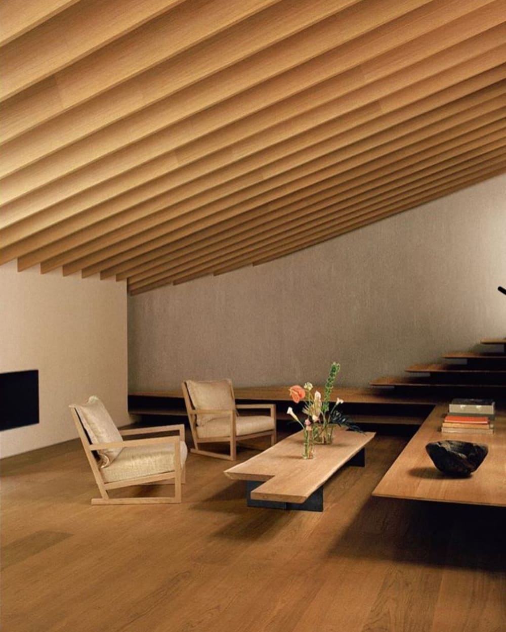 Wood interior with Japanese inspiration.<span class="sr-only"> (opened in a new window/tab)</span>