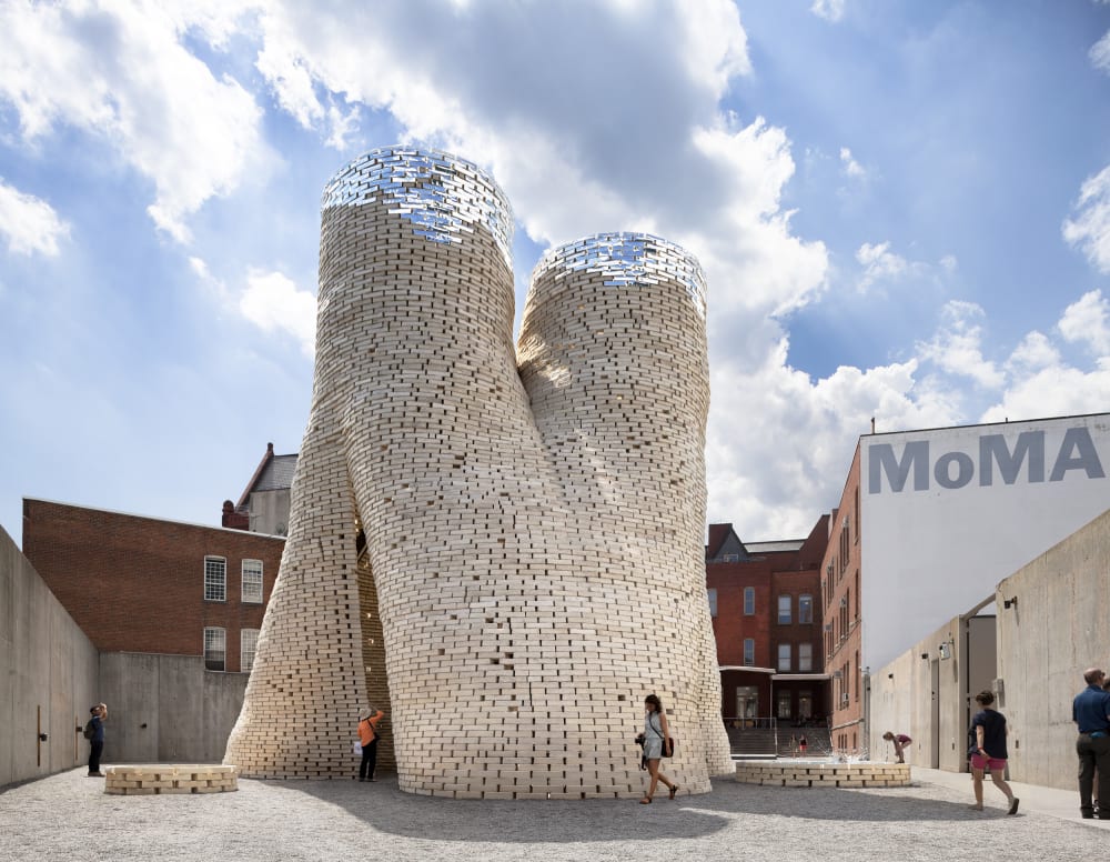 Building made of mycelium bricks.<span class="sr-only"> (opened in a new window/tab)</span>