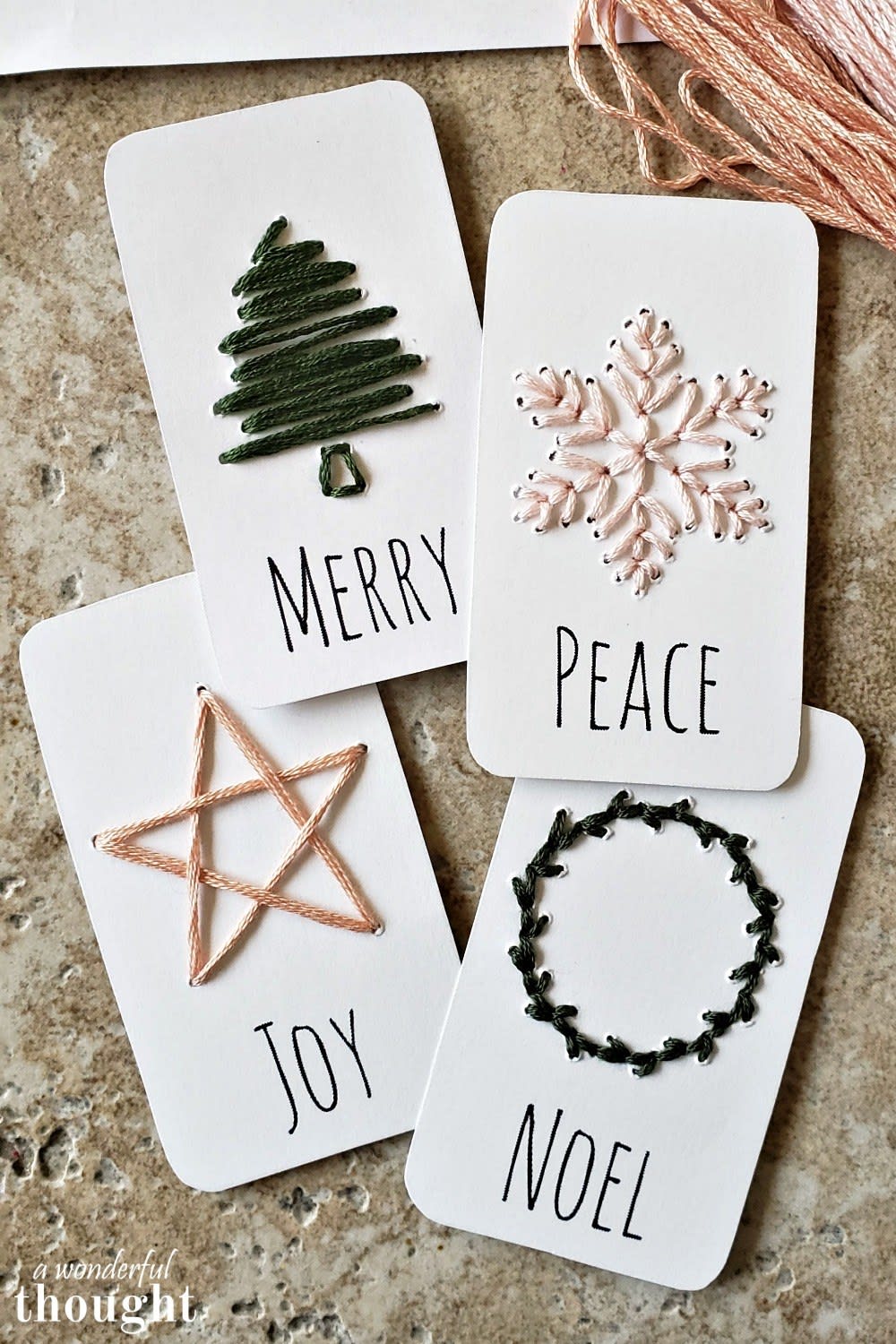 Hand embroidered gift tags.<span class="sr-only"> (opened in a new window/tab)</span>