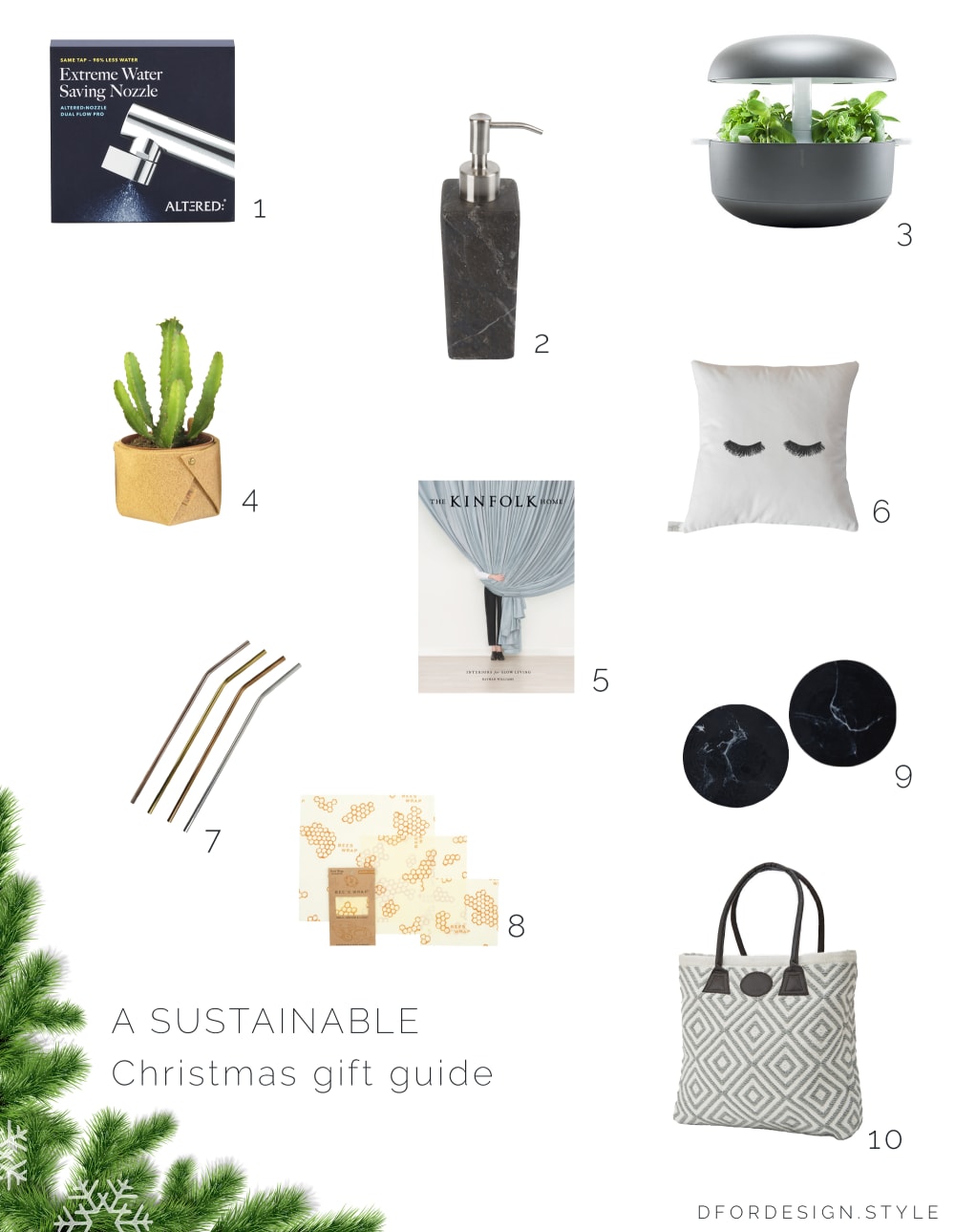 A collection of sustainable gift ideas for Christmas.<span class="sr-only"> (opened in a new window/tab)</span>