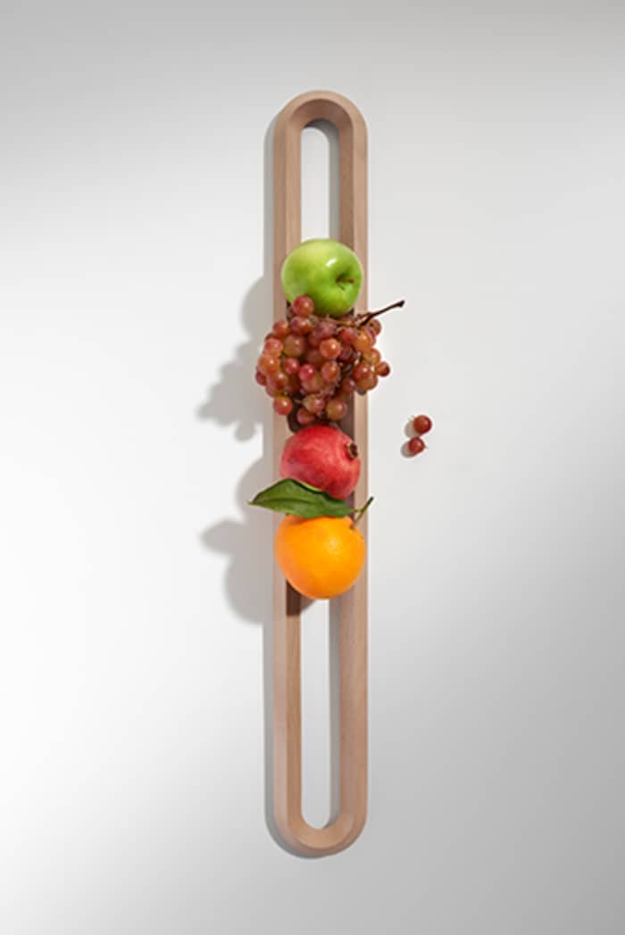 Fruit bowl no.9, a minimalist container by Danese Milano, made of a clean-looking wooden oval. Fruit bowl no.9, a minimalist container by Danese Milano, made of a clean-looking wooden oval.<span class="sr-only"> (opened in a new window/tab)</span>