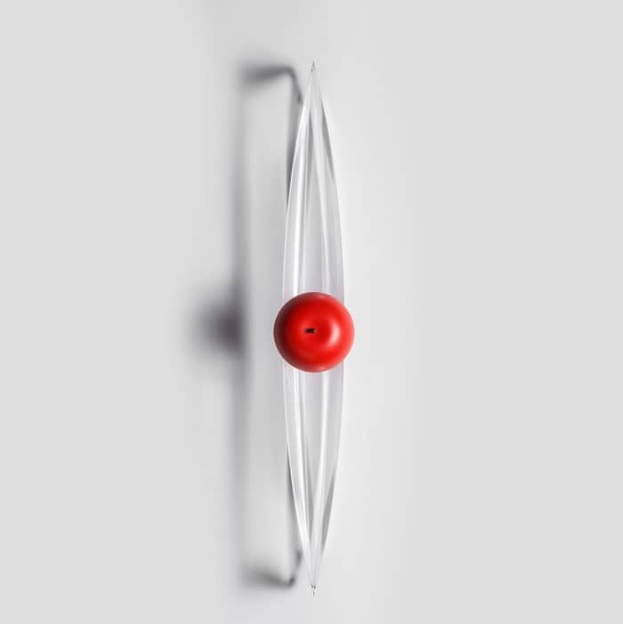 Gondola, a minimalist sculpture-container by Danese Milano, in see-through Plexiglas. Gondola, a minimalist sculpture-container by Danese Milano, in see-through Plexiglas.<span class="sr-only"> (opened in a new window/tab)</span>
