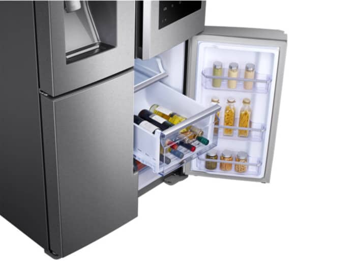 Smart kitchen innovations allow to exchange fridge and freezer areas at need.