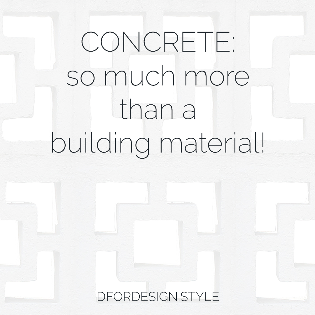 Concrete, so much more than a building material. Pin It.