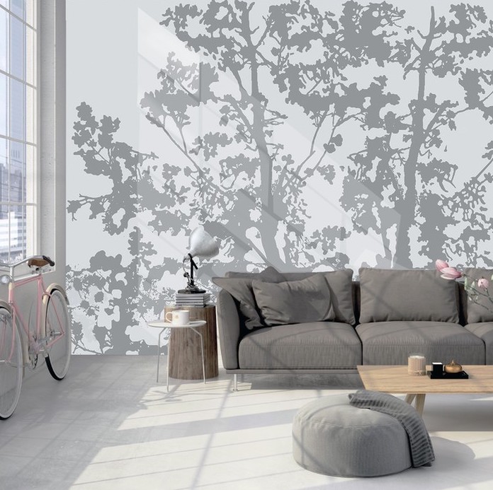 Wallpaper with branches pattern. Wallpaper with branches pattern.