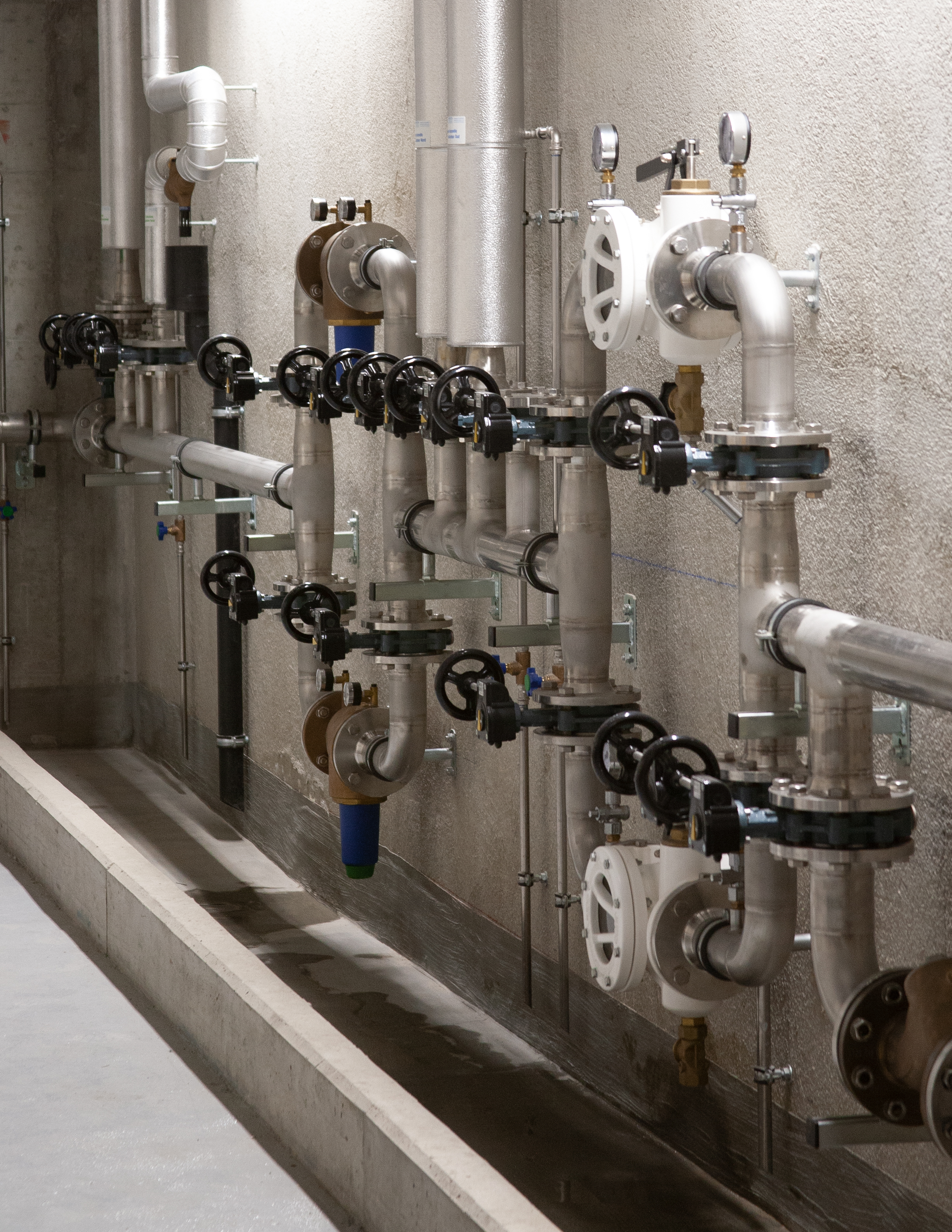 Rainwater harvesting system at IKEA's Aubonne, a champion store for sustainability.