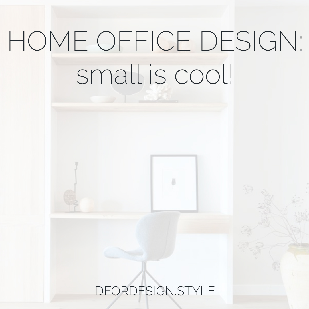 Home Office design: small is cool. Pin It.