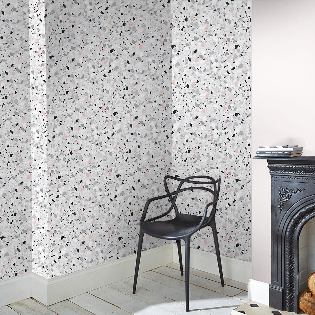 Terrazzo wallpaper by Graham&Brown.