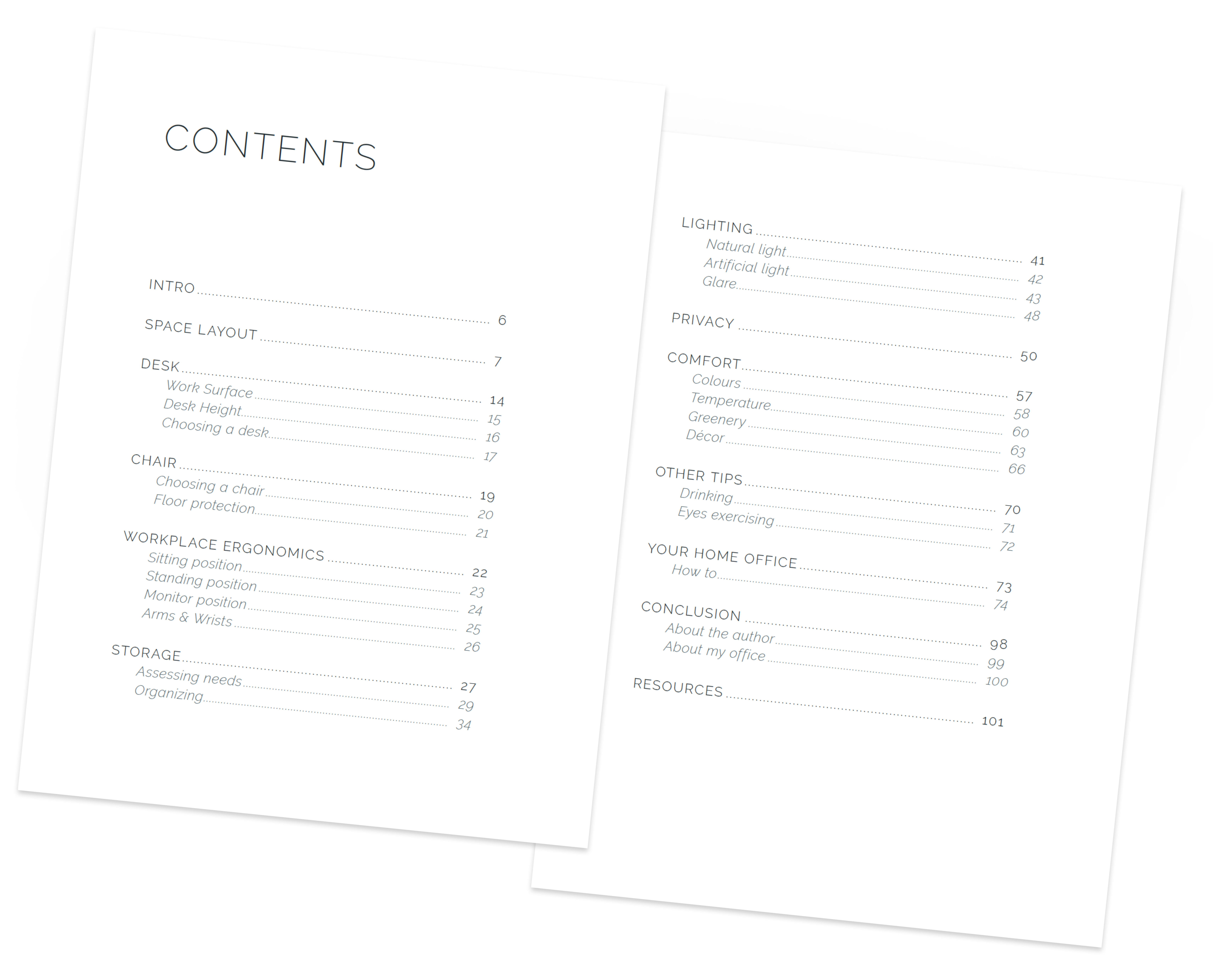 Table of contents