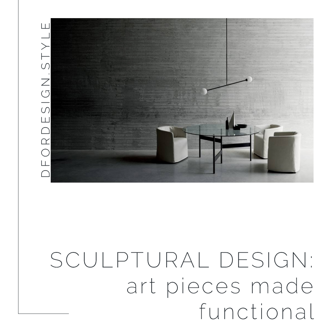 Sculptural design: art pieces made functional. Pin it.