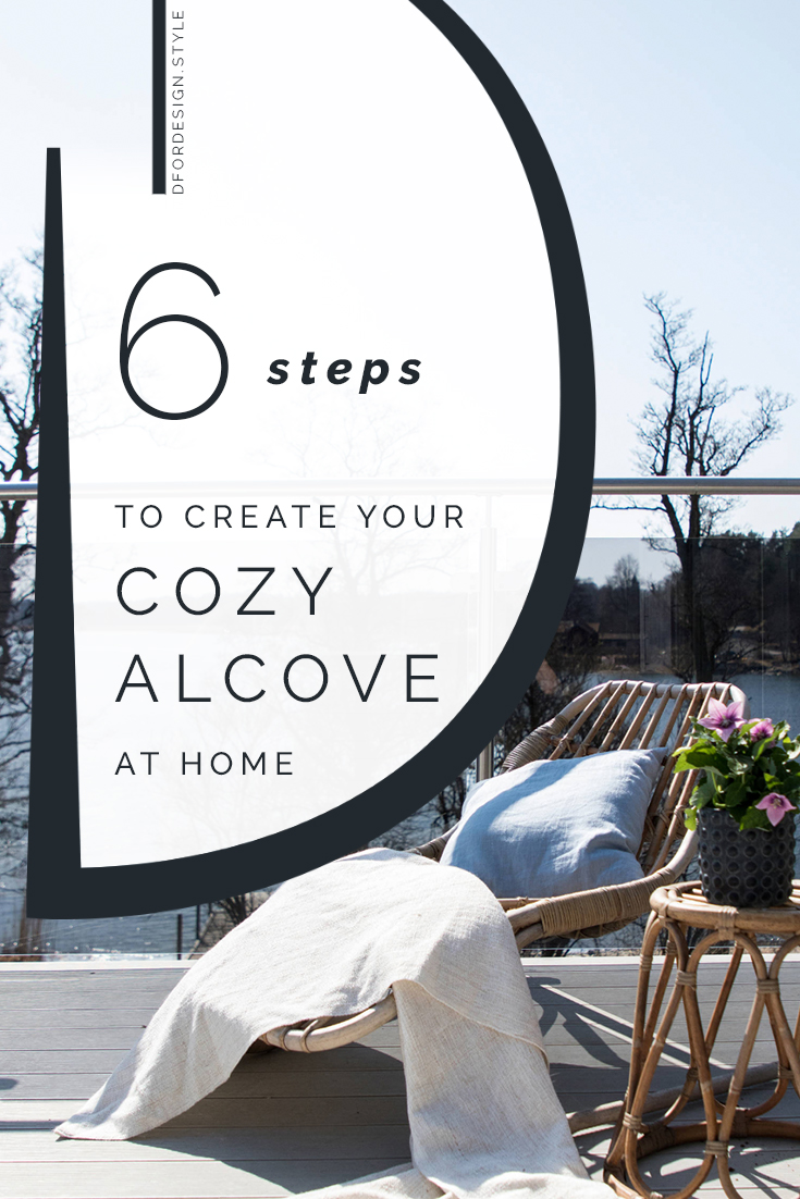 The 6 essentials of a cozy corner for well-being. Pin it.