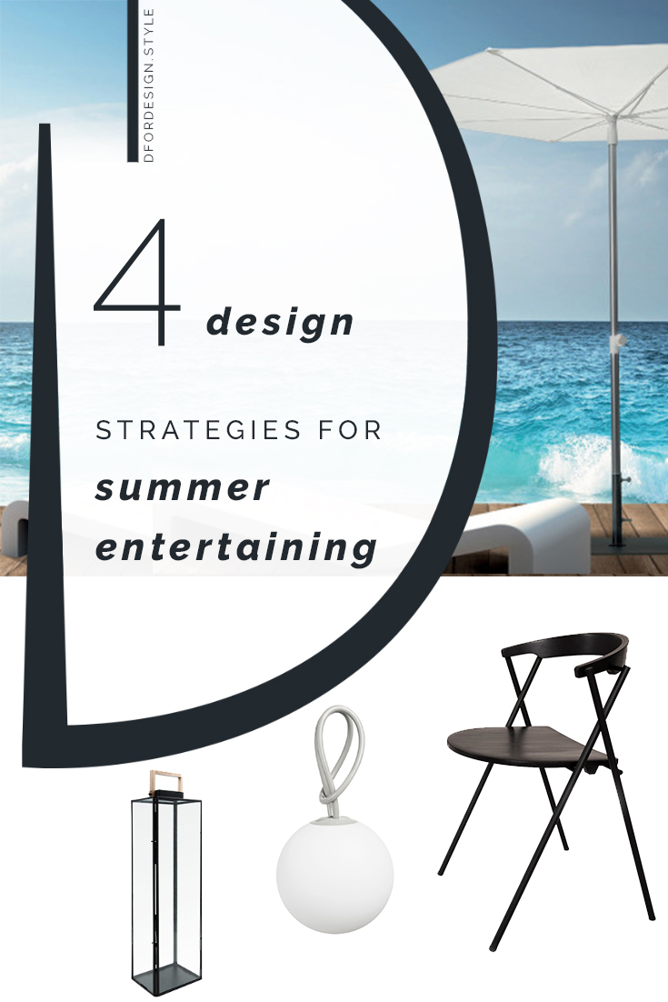 Minimalist summer entertaining. Pin It.