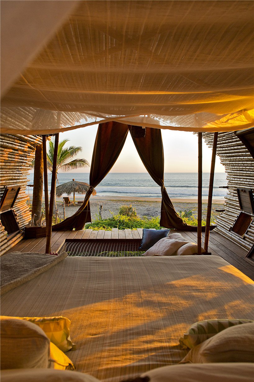 The view seen from inside the home.