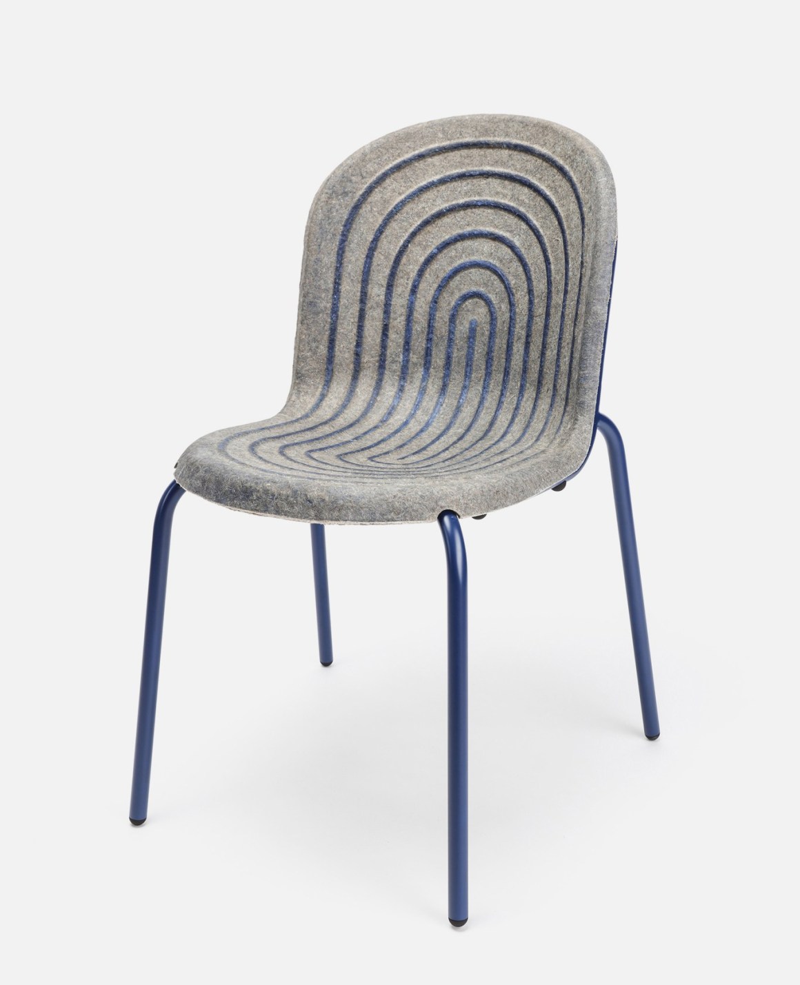 Chair with seating made with hemp panel bonded together with a casein-based glue.