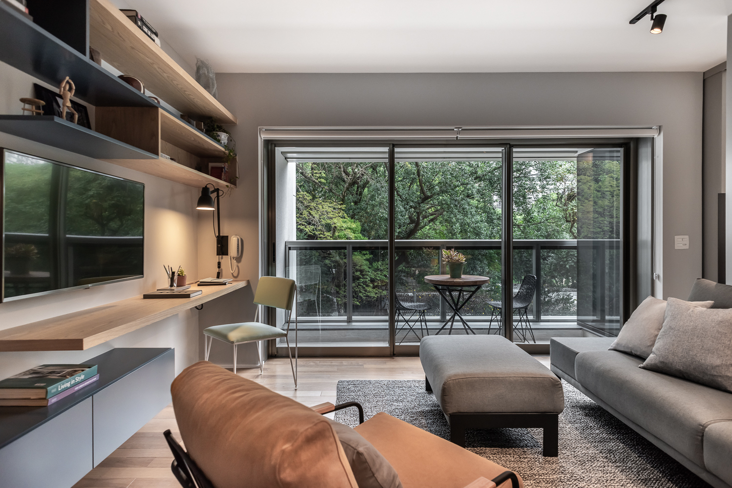 Biophilic living room.