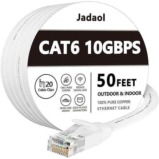 Ethernet Cable Cat6 50ft