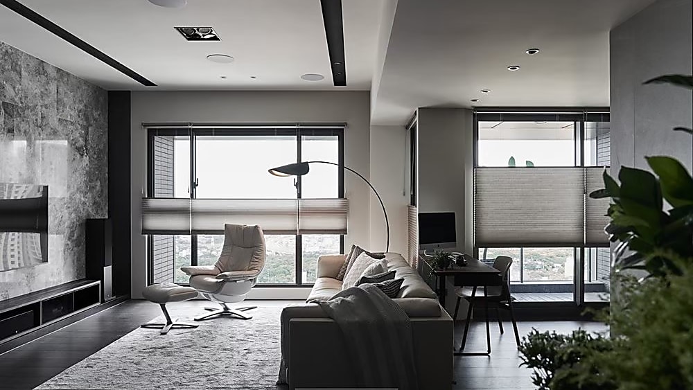 西曬房間風琴簾-隔熱節能-降溫效果