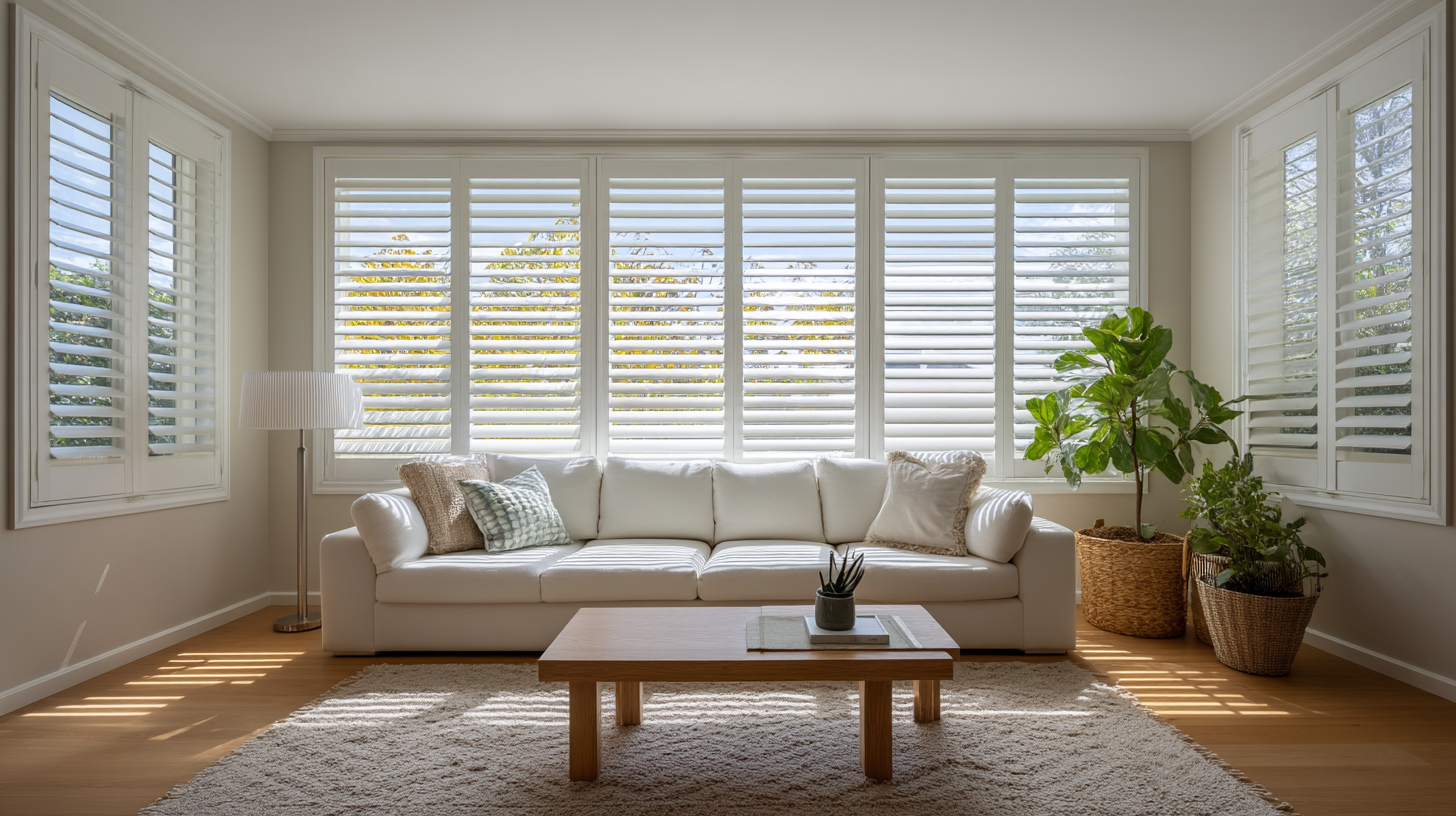 白色百葉窗-百葉窗