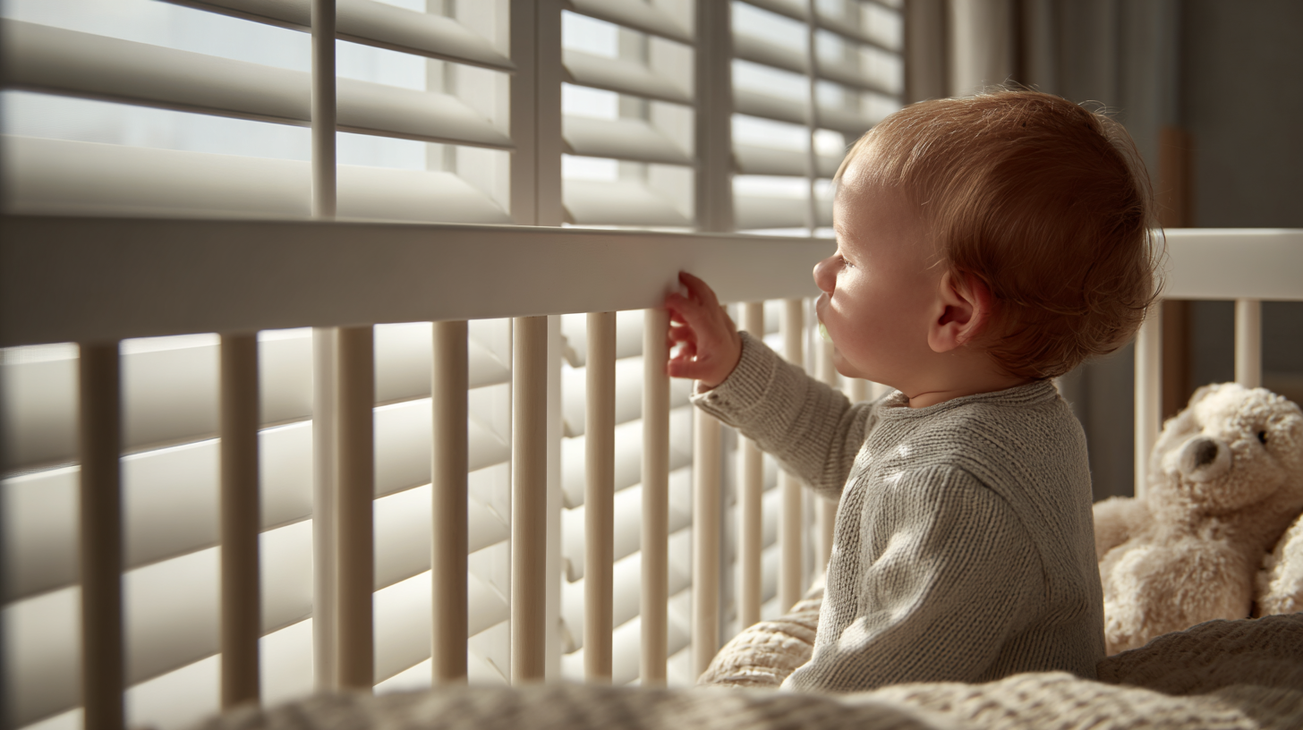 小孩房無拉繩百葉窗