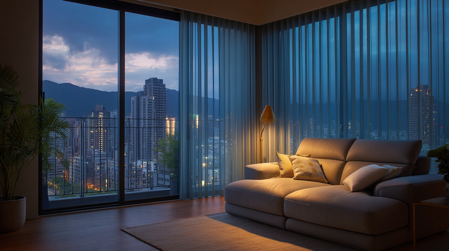 Lumi穿越簾 直立柔紗簾