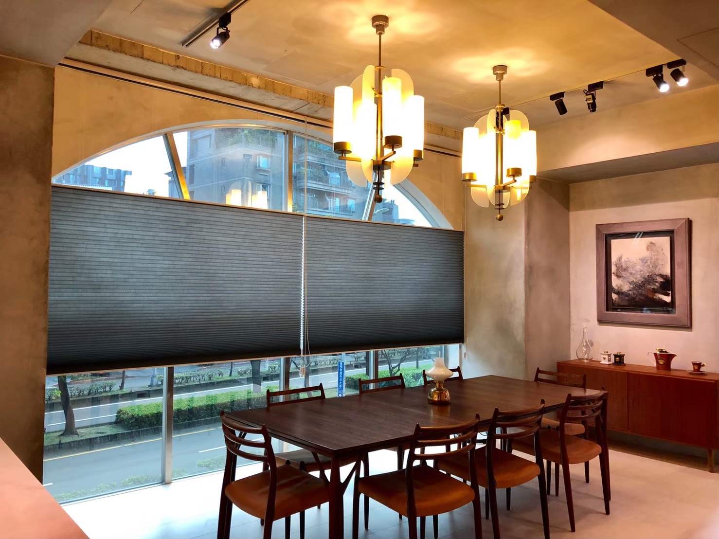 西曬房間風琴簾-隔熱節能-降溫效果