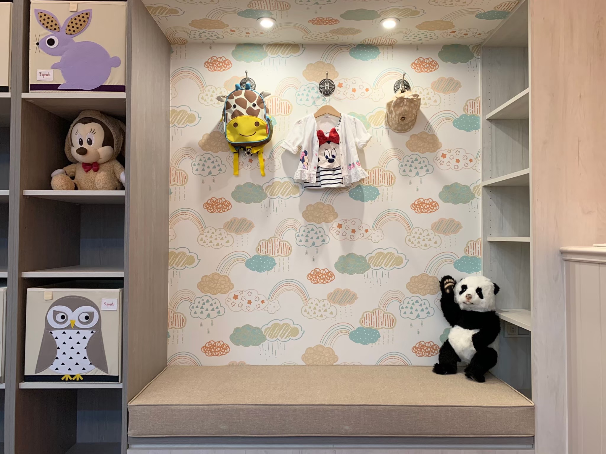 兒童房窗邊臥榻-遊戲閱讀區-玩具收納