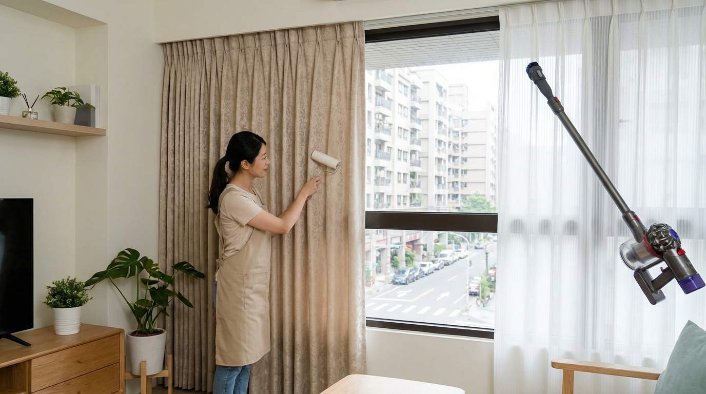 客廳窗簾的日常保養與專業服務