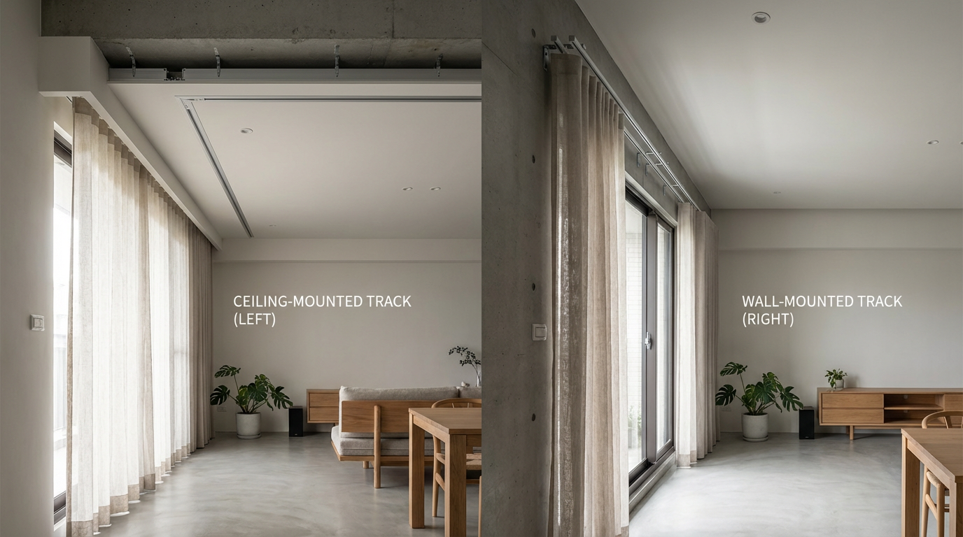 天花固定vs牆面固定:兩種安裝方式的實務差異