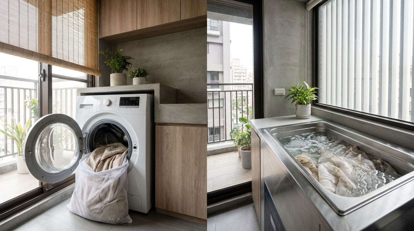 機洗、手洗還是送洗?三種清潔方式的選擇邏輯