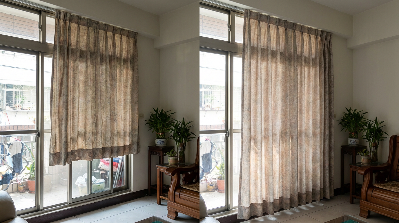 窗簾布清潔最容易犯的五個錯誤