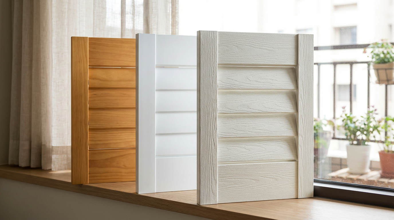 百葉窗材質怎麼選?木質、鋁製、塑鋼三種比較