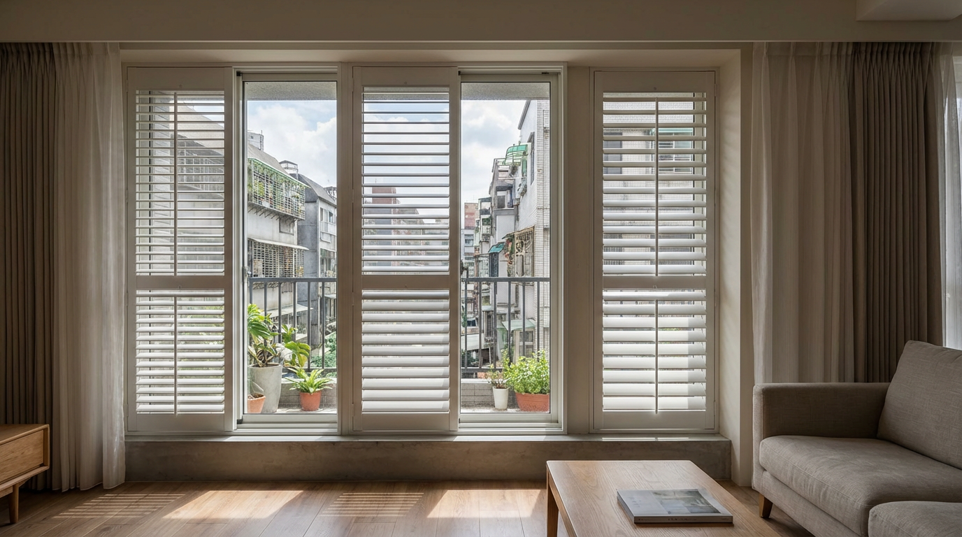 百葉窗葉片寬度怎麼選?2.5 吋到 4.5 吋的差異