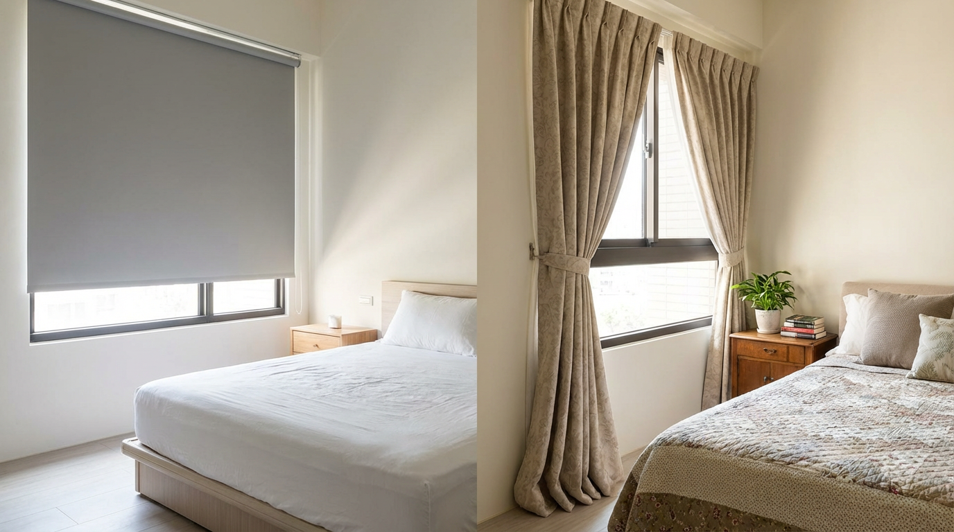 捲簾跟一般窗簾到底差在哪?