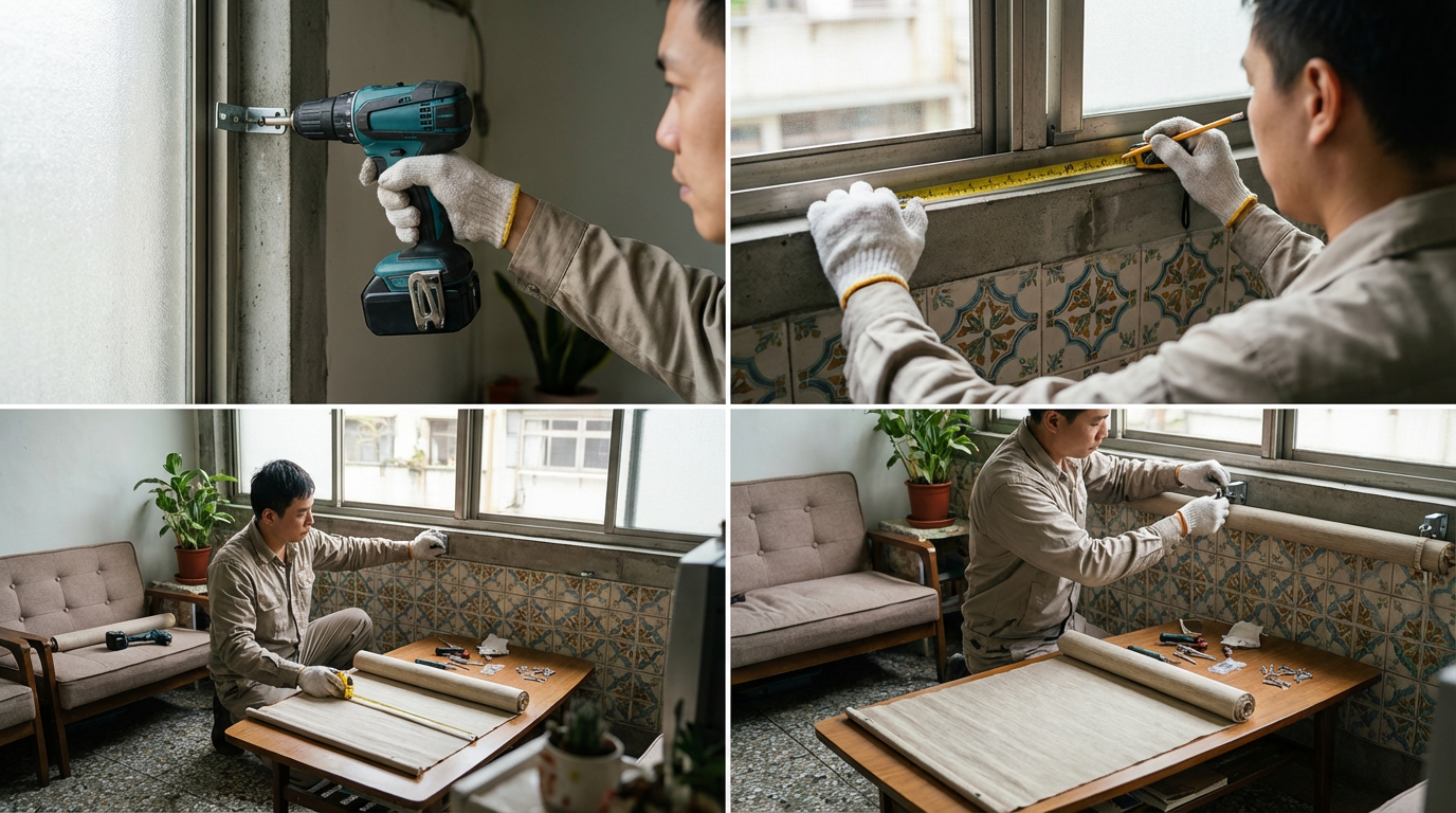 捲簾安裝要注意什麼?自己 DIY 可以嗎?