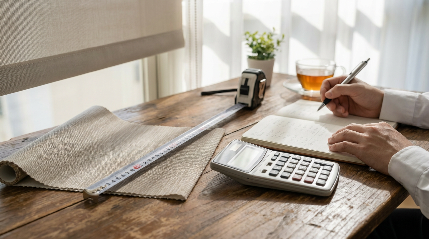 捲簾價格怎麼算?預算要抓多少?