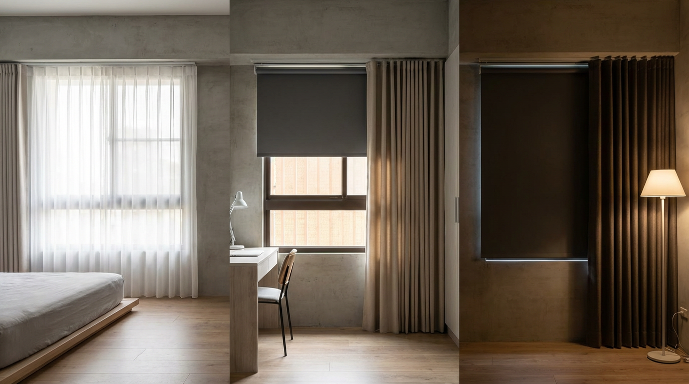 遮光簾的遮光率是什麼?不同等級差在哪裡?