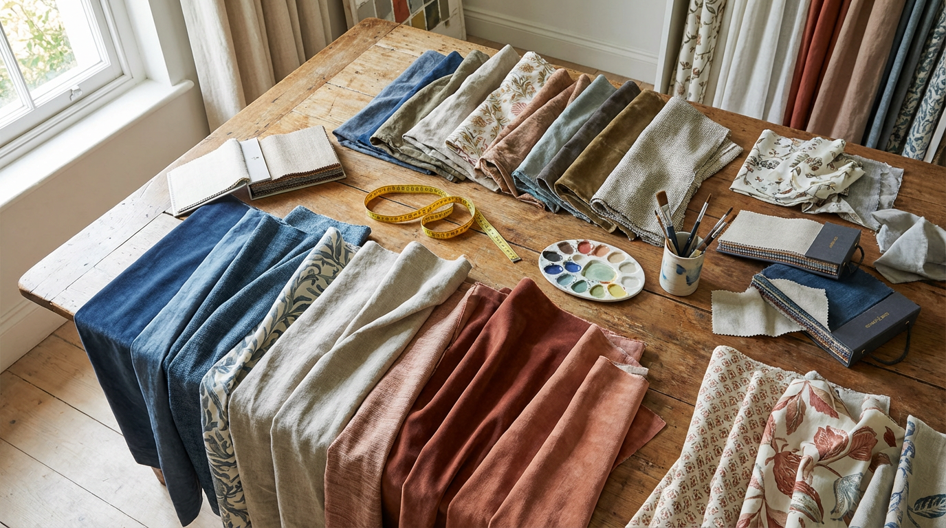 布簾價格怎麼算？材質、尺寸、工法的成本拆解