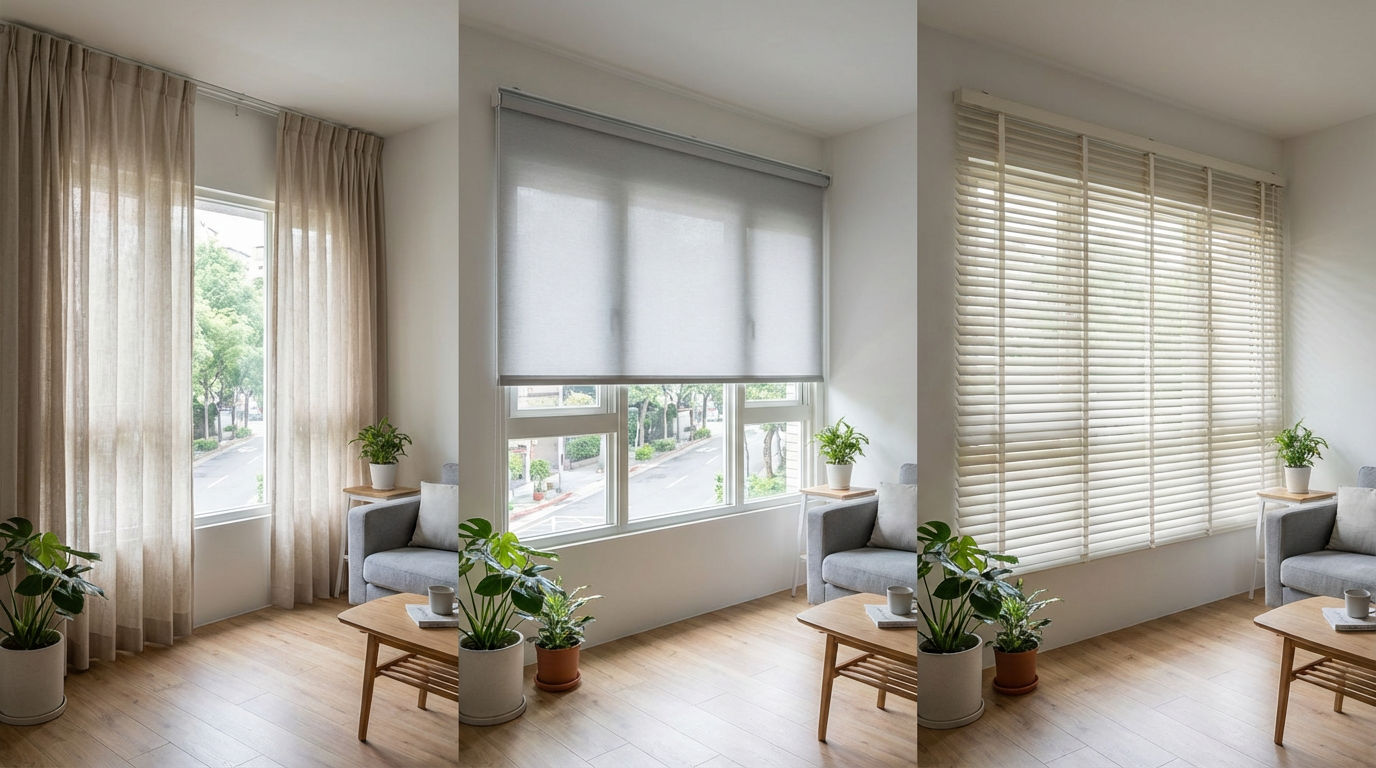 窗簾種類怎麼選？先搞懂你家最需要什麼功能