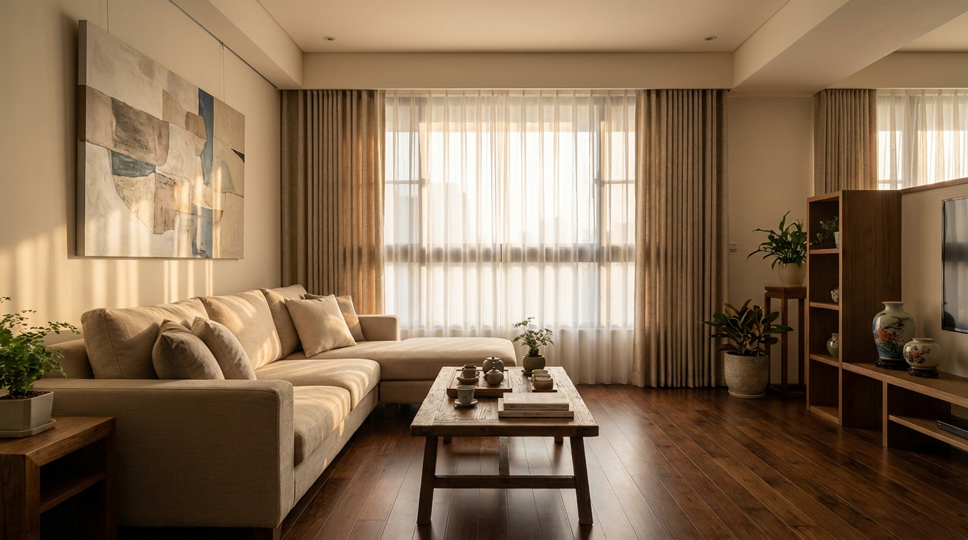 讓隔熱窗簾融入空間美學:色彩、層次與光影設計