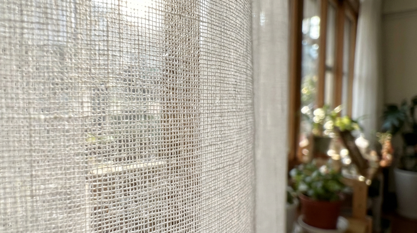 紗簾材質如何選?從纖維結構談起