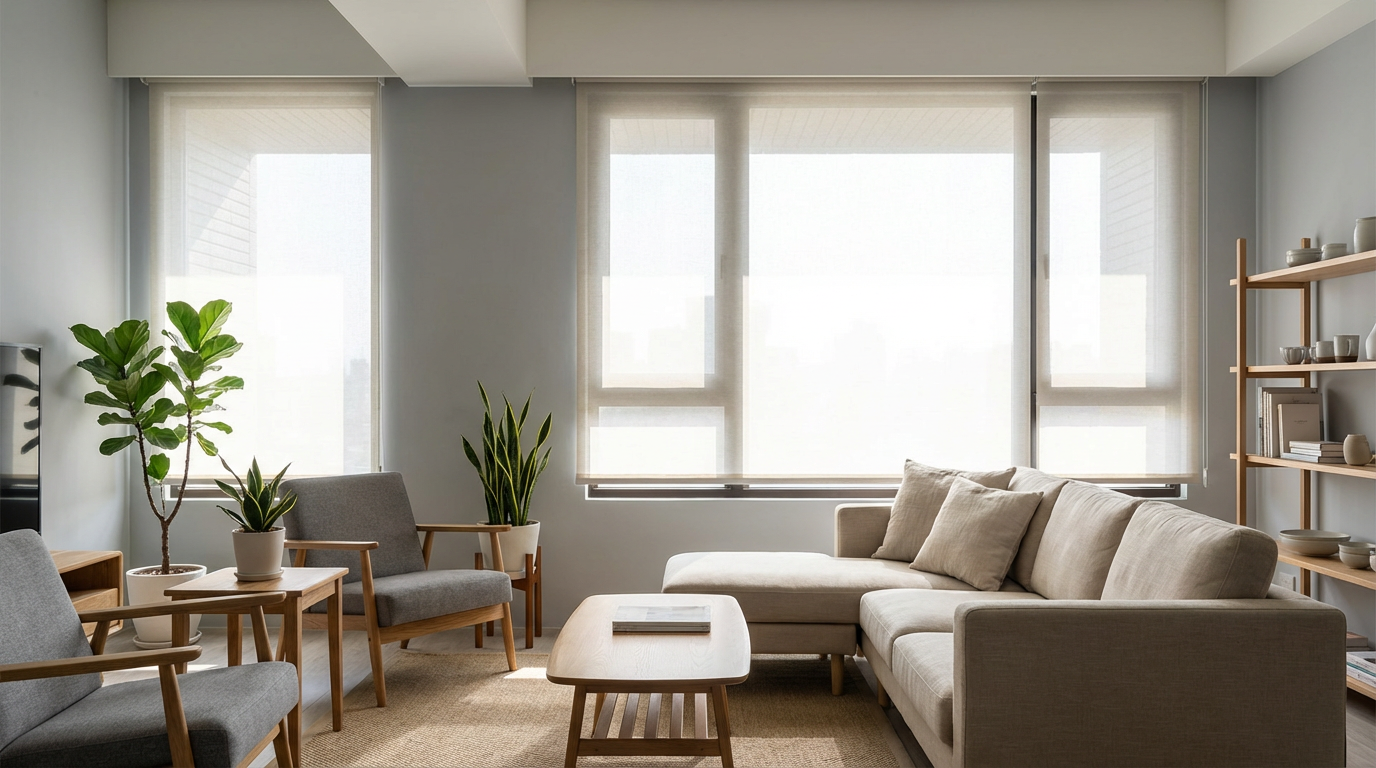 如何為不同空間選擇合適的陽光捲簾