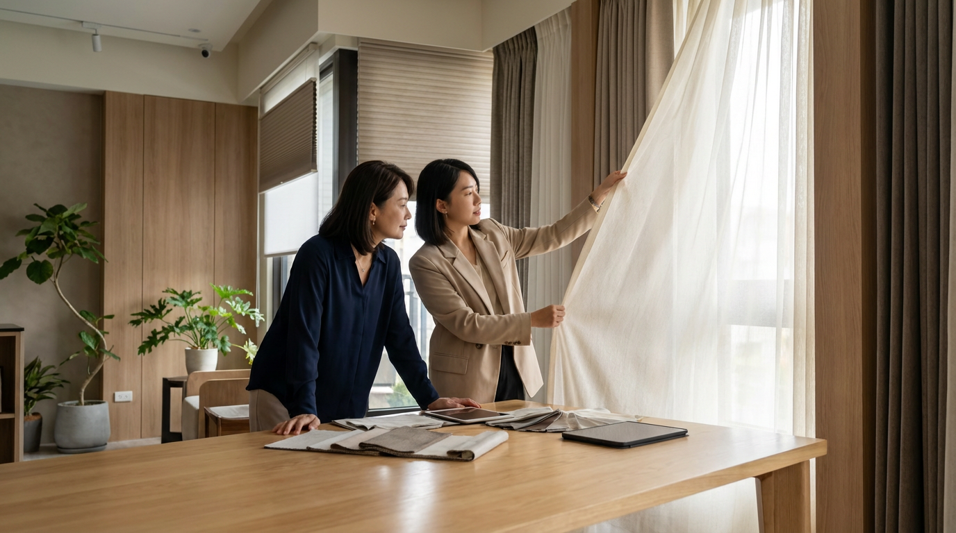 如何選擇適合的透光窗簾?從空間特性到生活習慣的考量