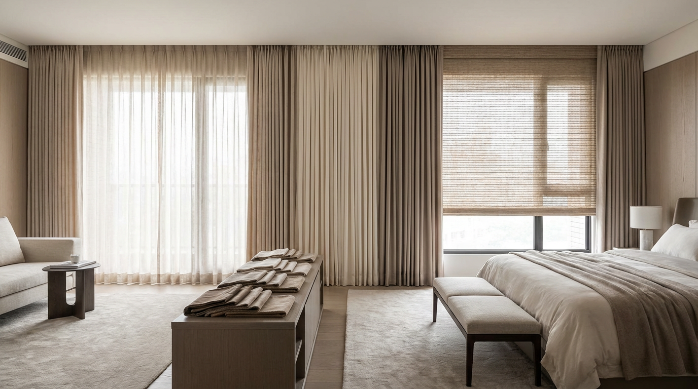 六大房間窗簾款式解析：找到最適合您的選擇