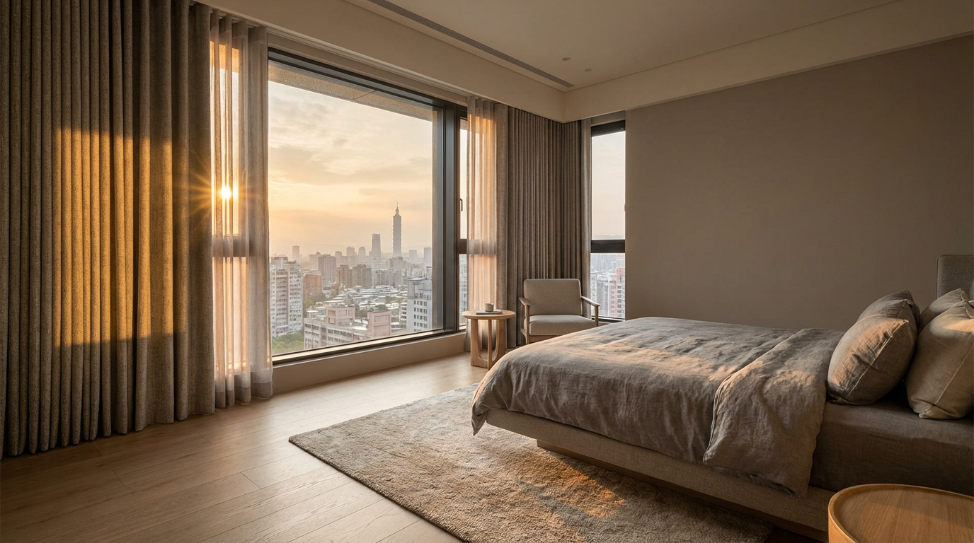 依照房間條件選擇：窗型、朝向與特殊需求